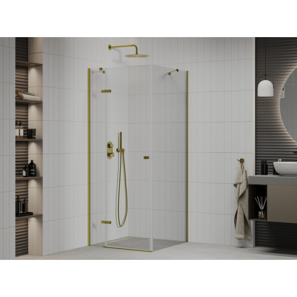Kabina prysznicowa uchylna Mexen Roma 70x70 transparent