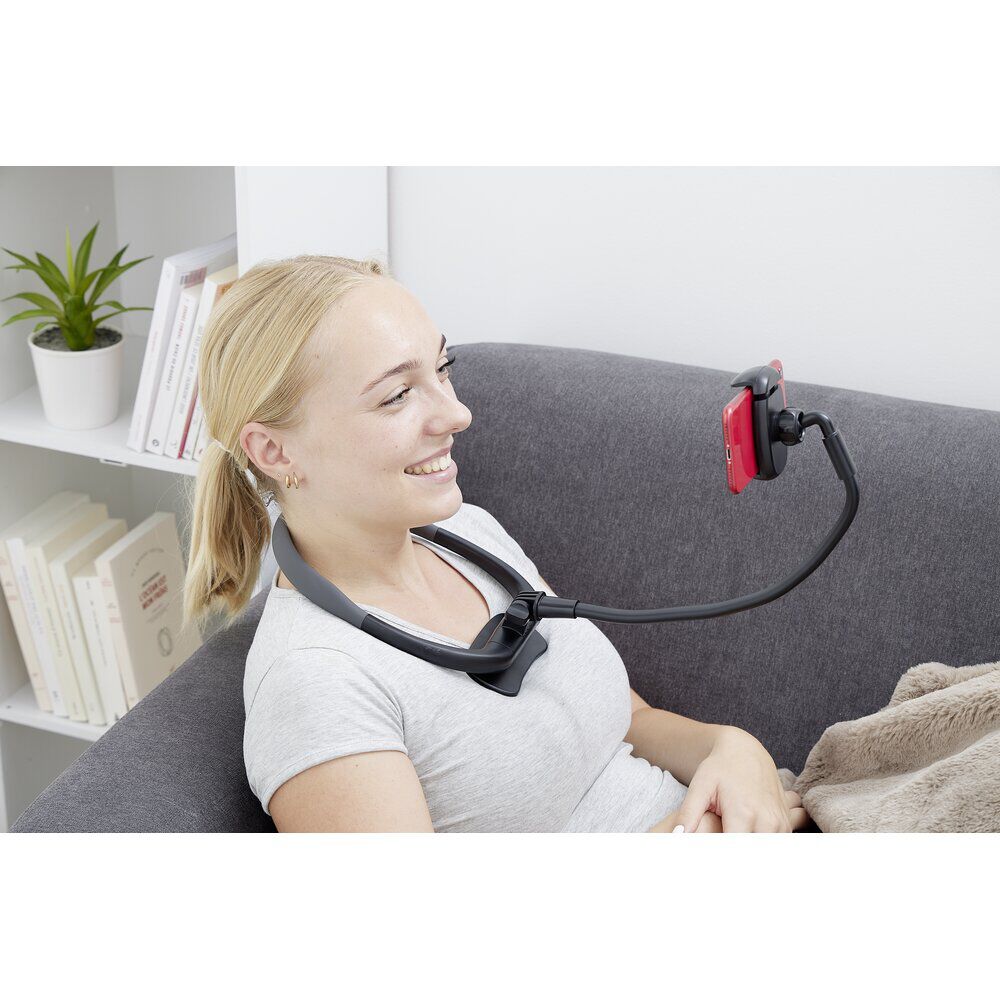Support téléphone ajustable mains libres pour le cou L44,5cm