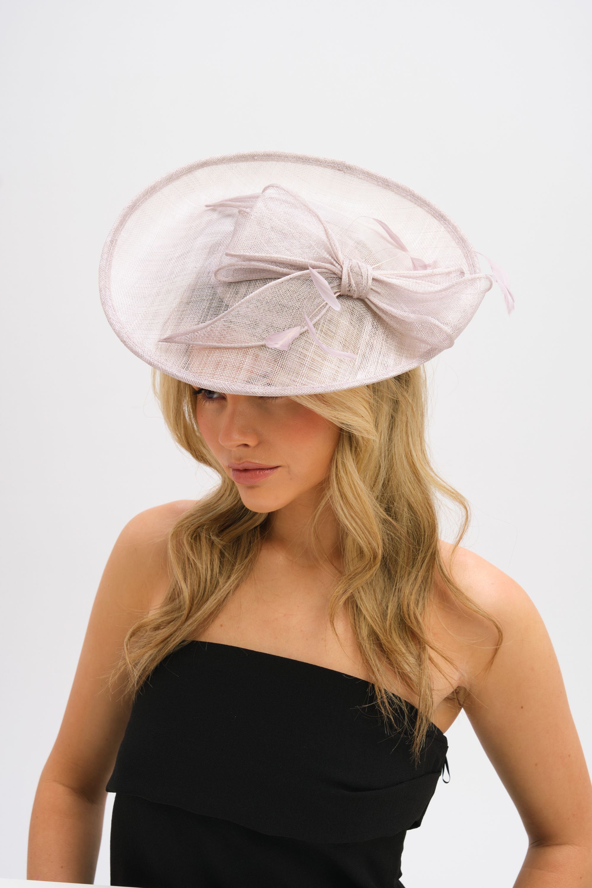 Jon Richard Mink Large Bow Hat Fascinator