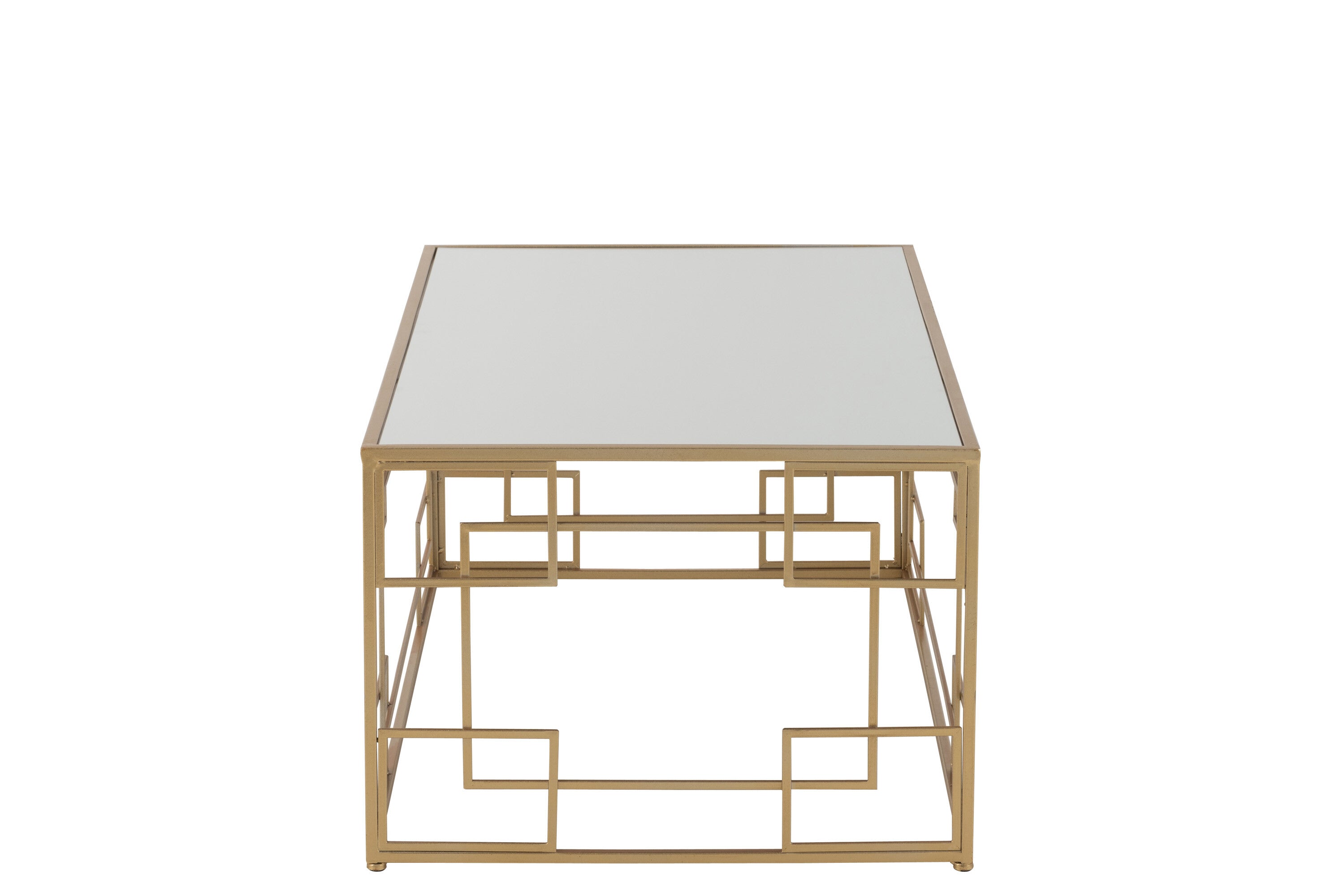 J-Line salontafel Lijnen - metaal/glas - goud