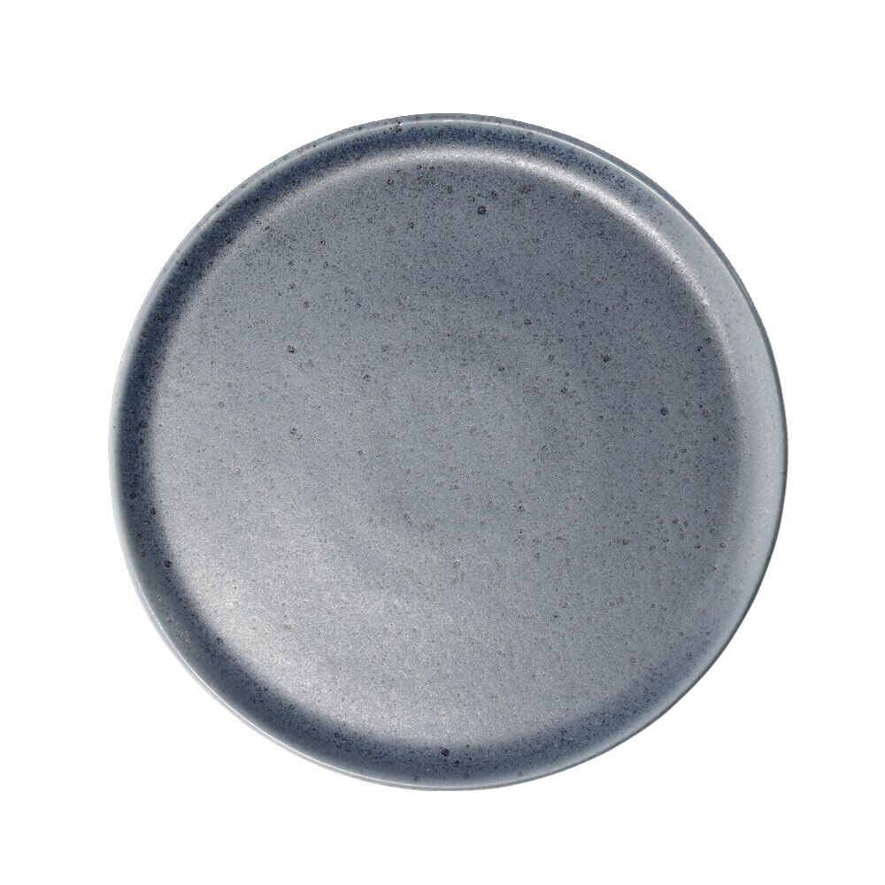 Assiette à dessert ronde Julie grés bleu Ø20cm