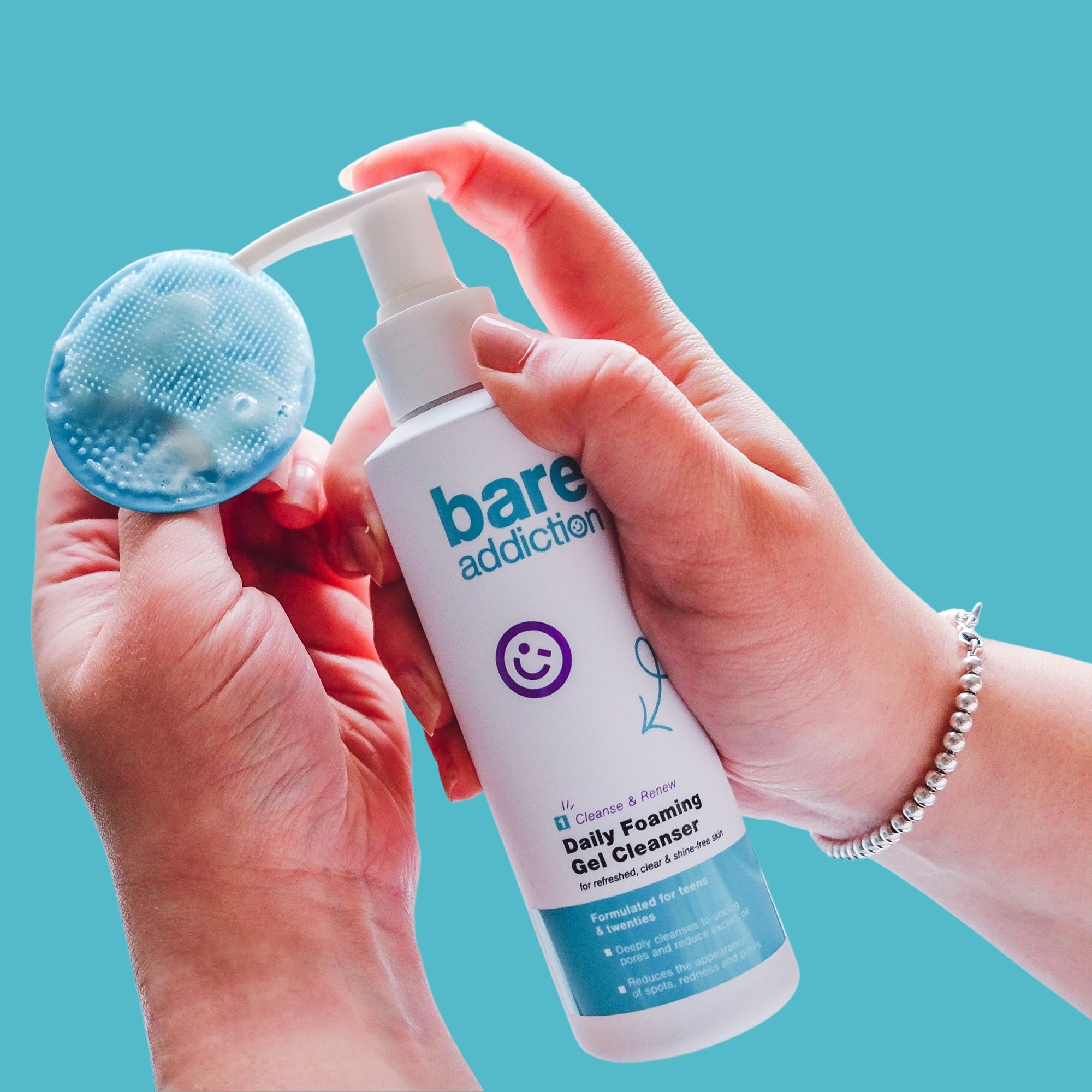 Bare Addiction Skincare Bare Addiction Daily Foaming Gel Cleanser (3-Pack)