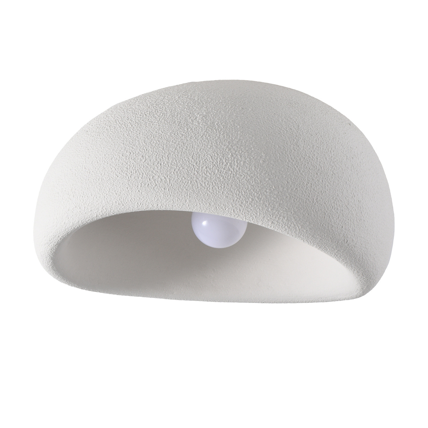 Plafon sufitowy STONE biały 50 cm