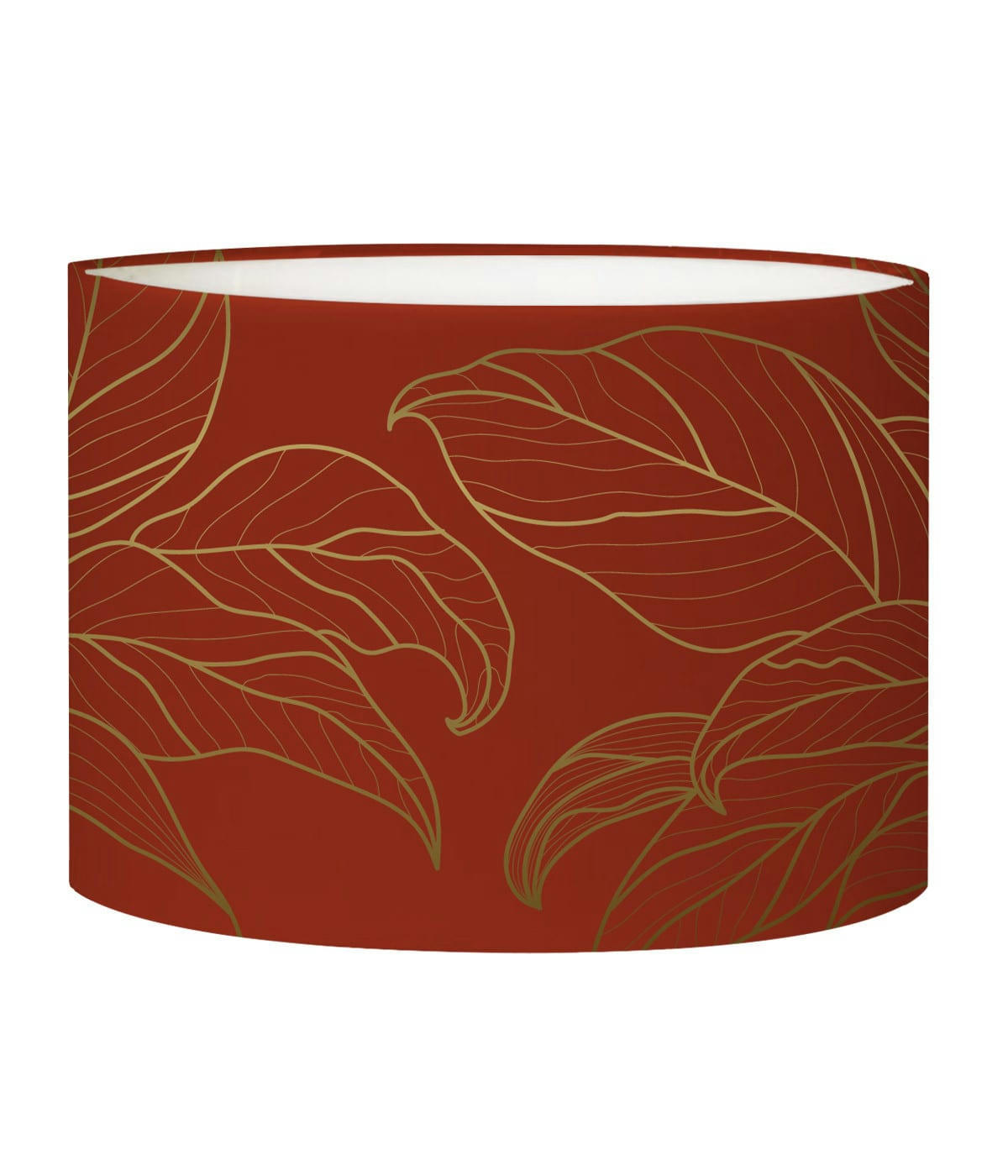 ACIDULÉE - Abat-jour Lampadaire feuille rouge acidulé D: 45 x H: 25