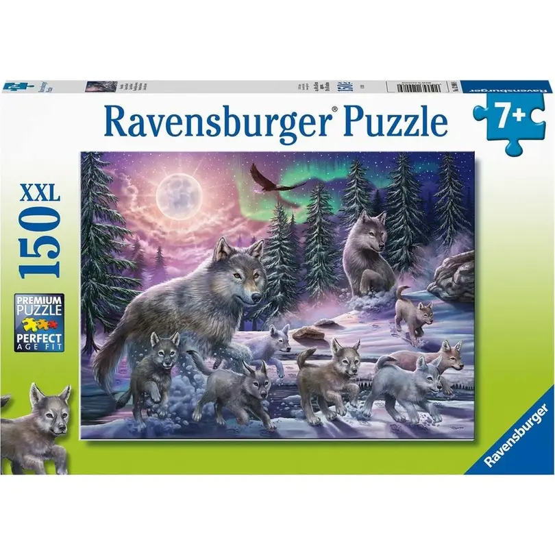Puzzle 150er-Set Nordische Wölfe