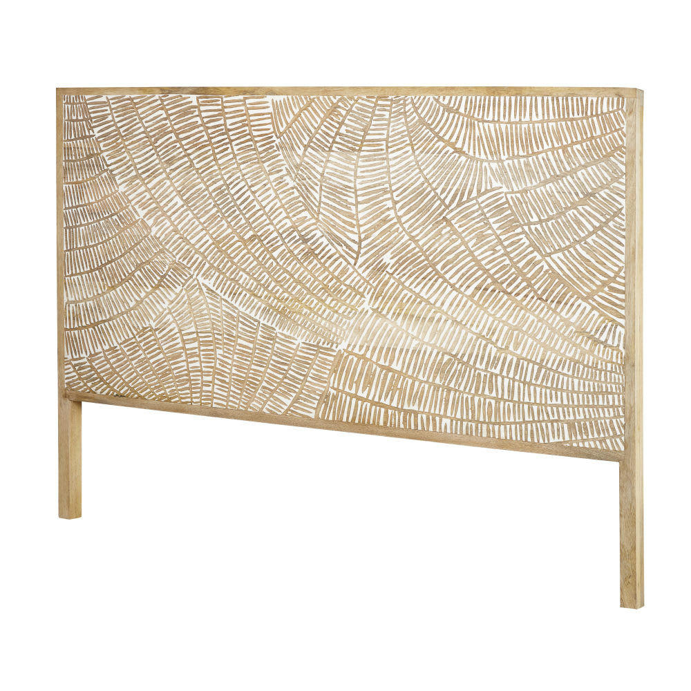 Boracay - Tête de lit 160 en manguier massif sculpté