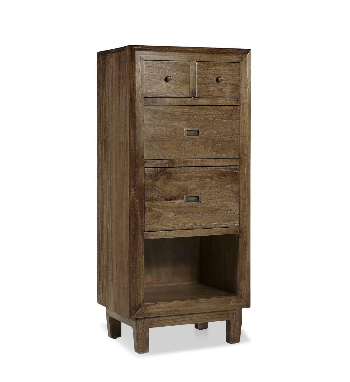SINDORO - Commode en bois marron H125cm