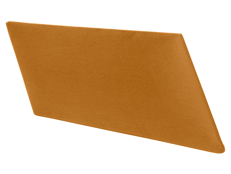 Panel tapicerowany równoległobok P 15x30 cm żółty