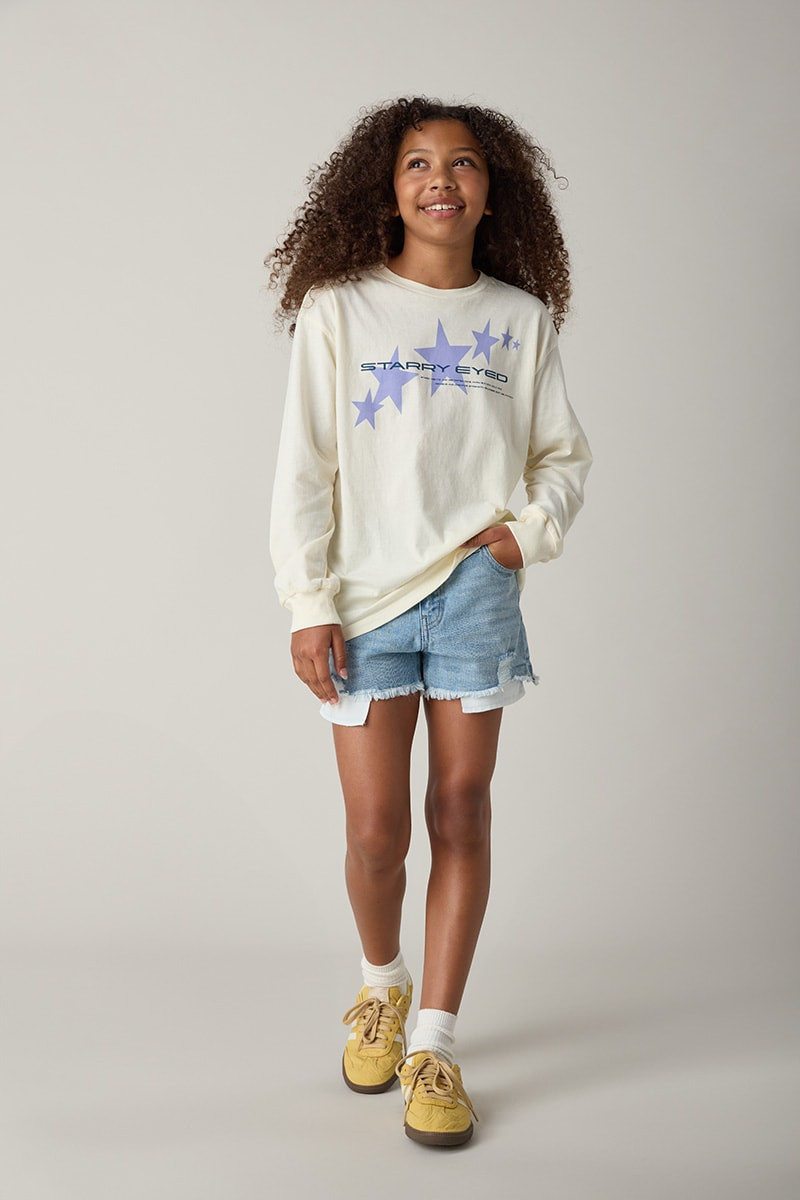 Hello Franki Starry Eyed Overized T-Shir for Girls