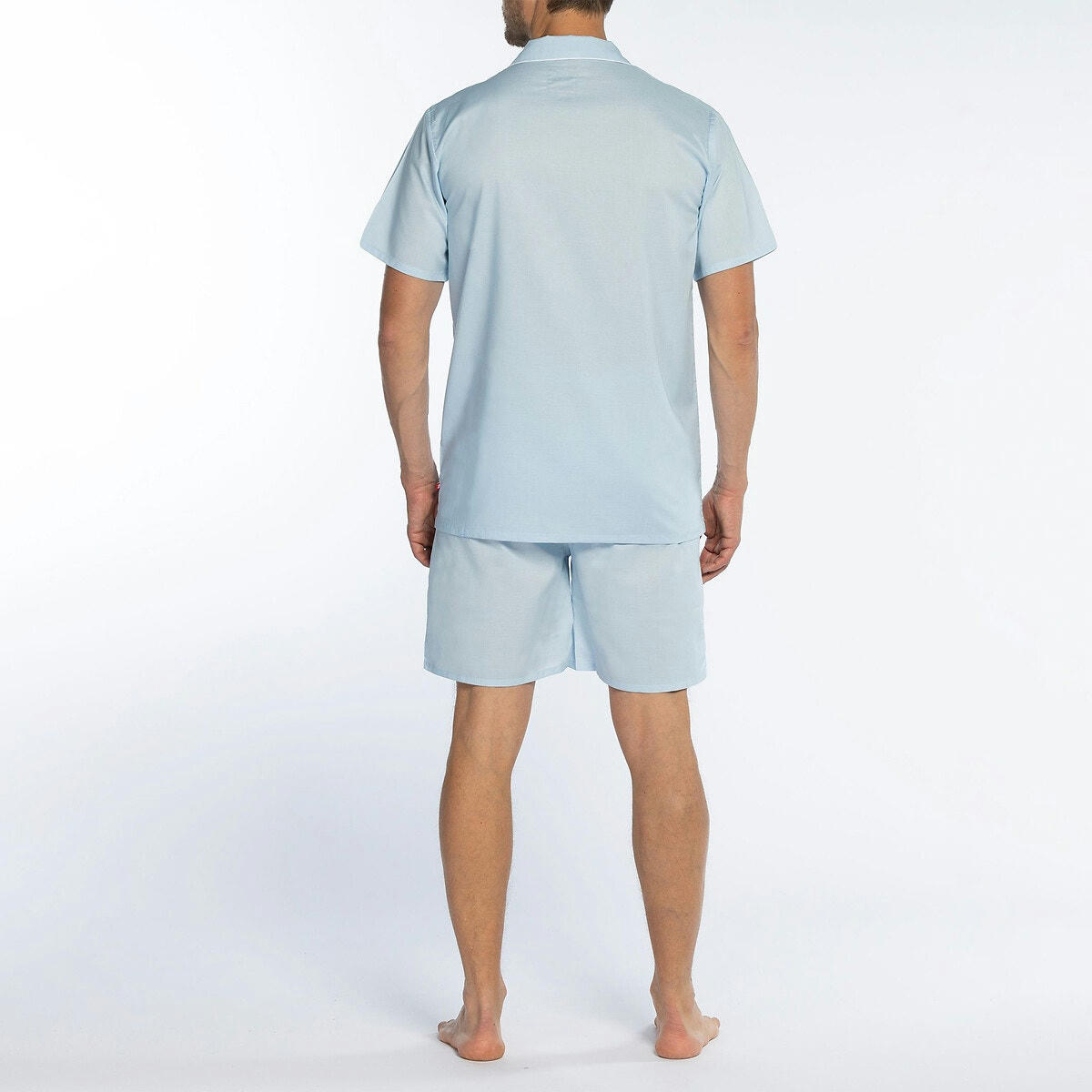 Pyjama court avec col chemise