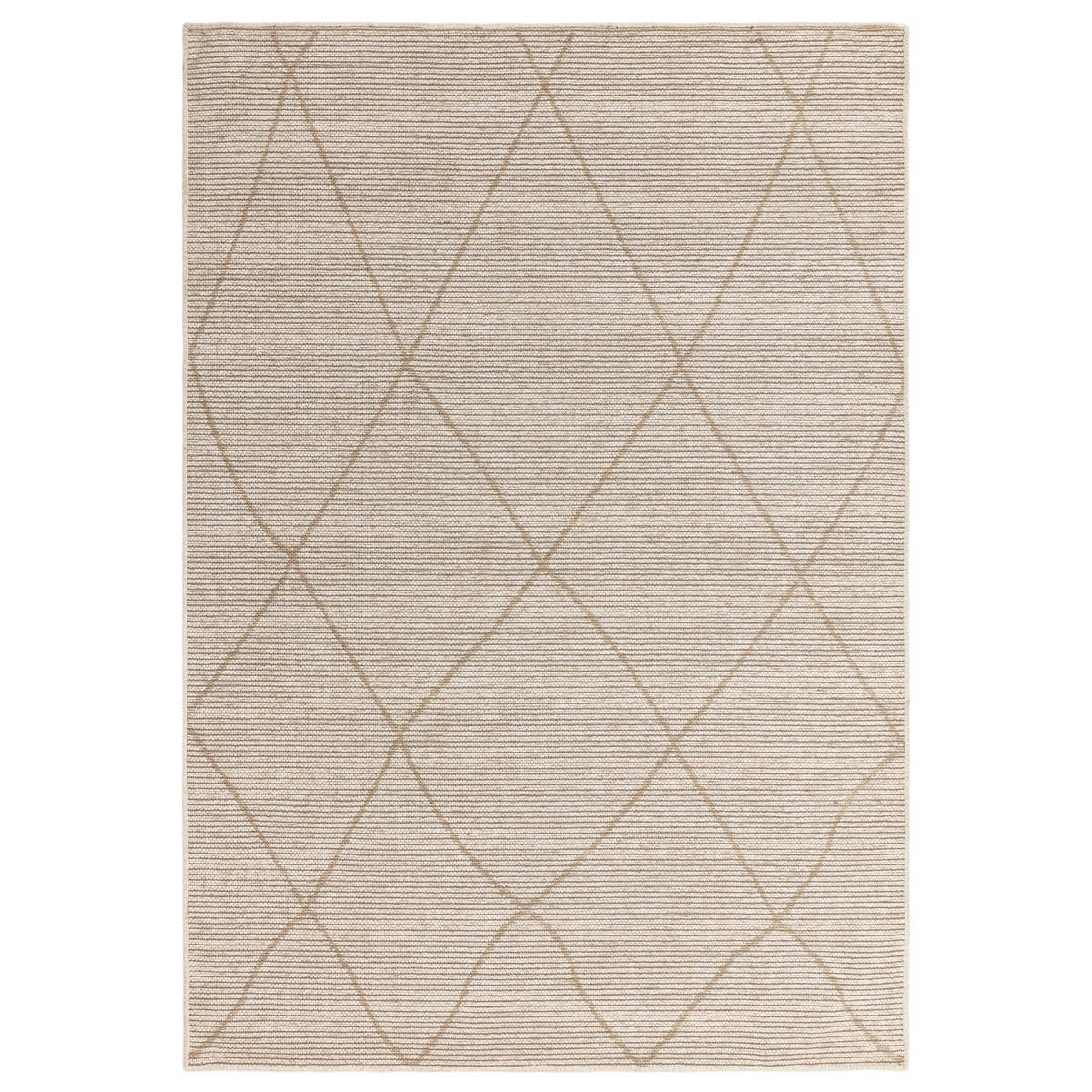 BLUEBERRY - Tapis de salon en jute beige 160x230 cm