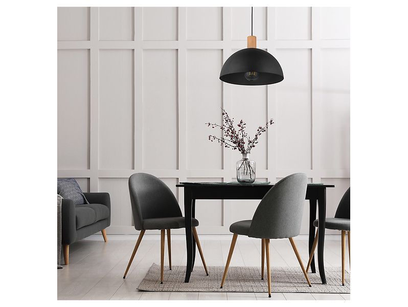 Lampa wisząca Oslo metalowa czarna