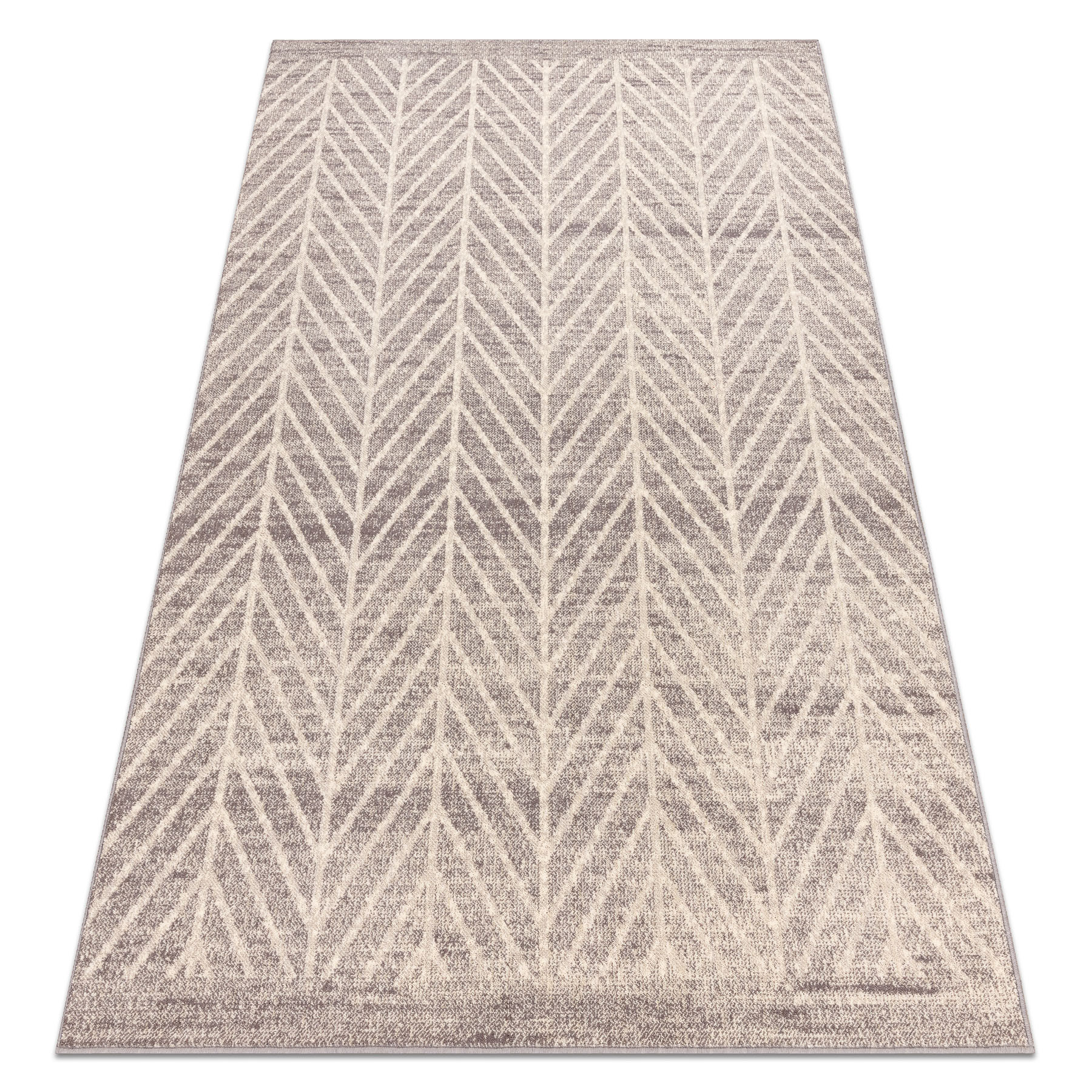 Dywan wełniany ANGEL 1188 / 52033 Jodełka, chevron beż / 80x150 cm