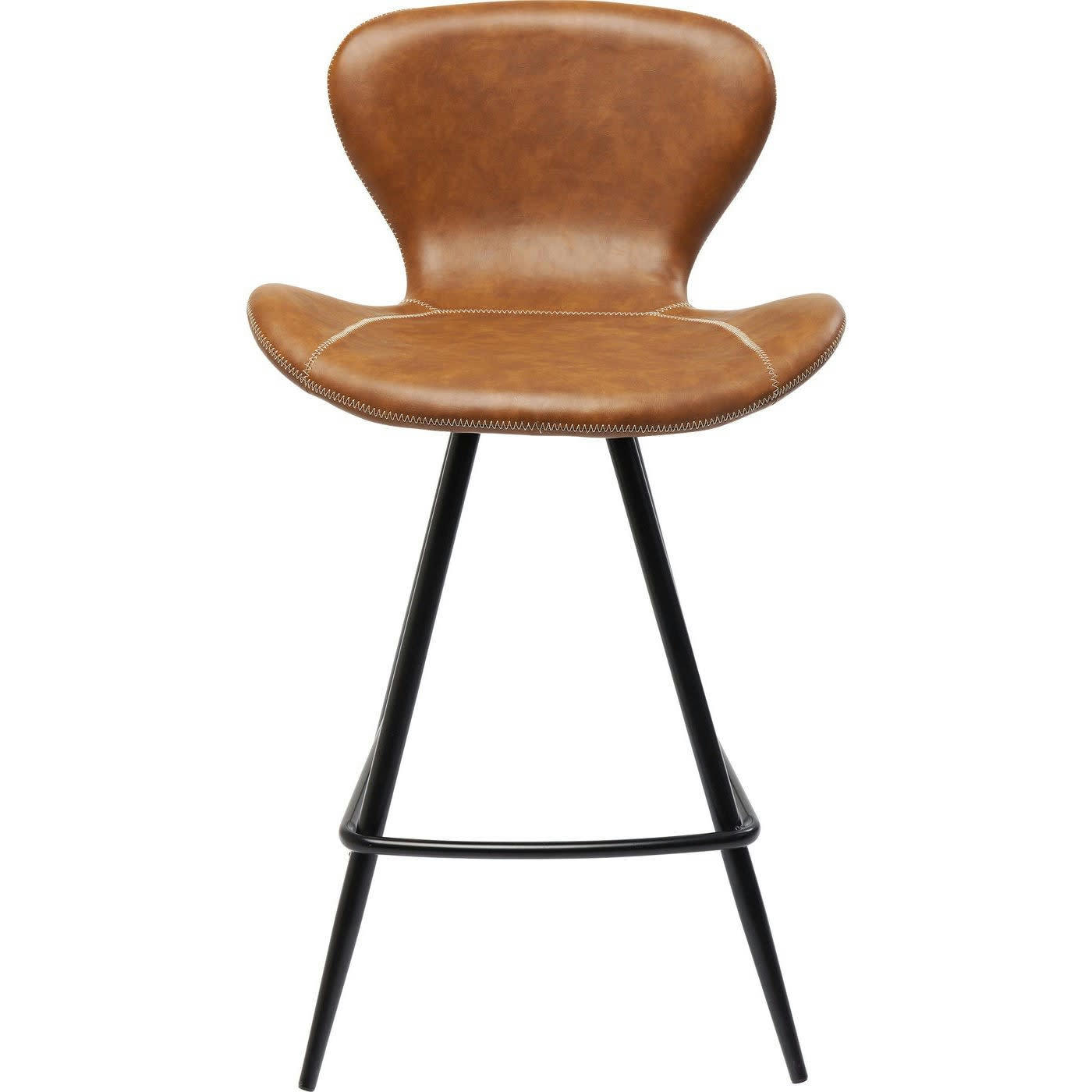 RUSTY - Tabouret de bar marron et acier
