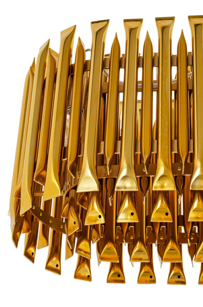 Lampa wisząca GALLIANO LONG ciemne złoto - aluminium