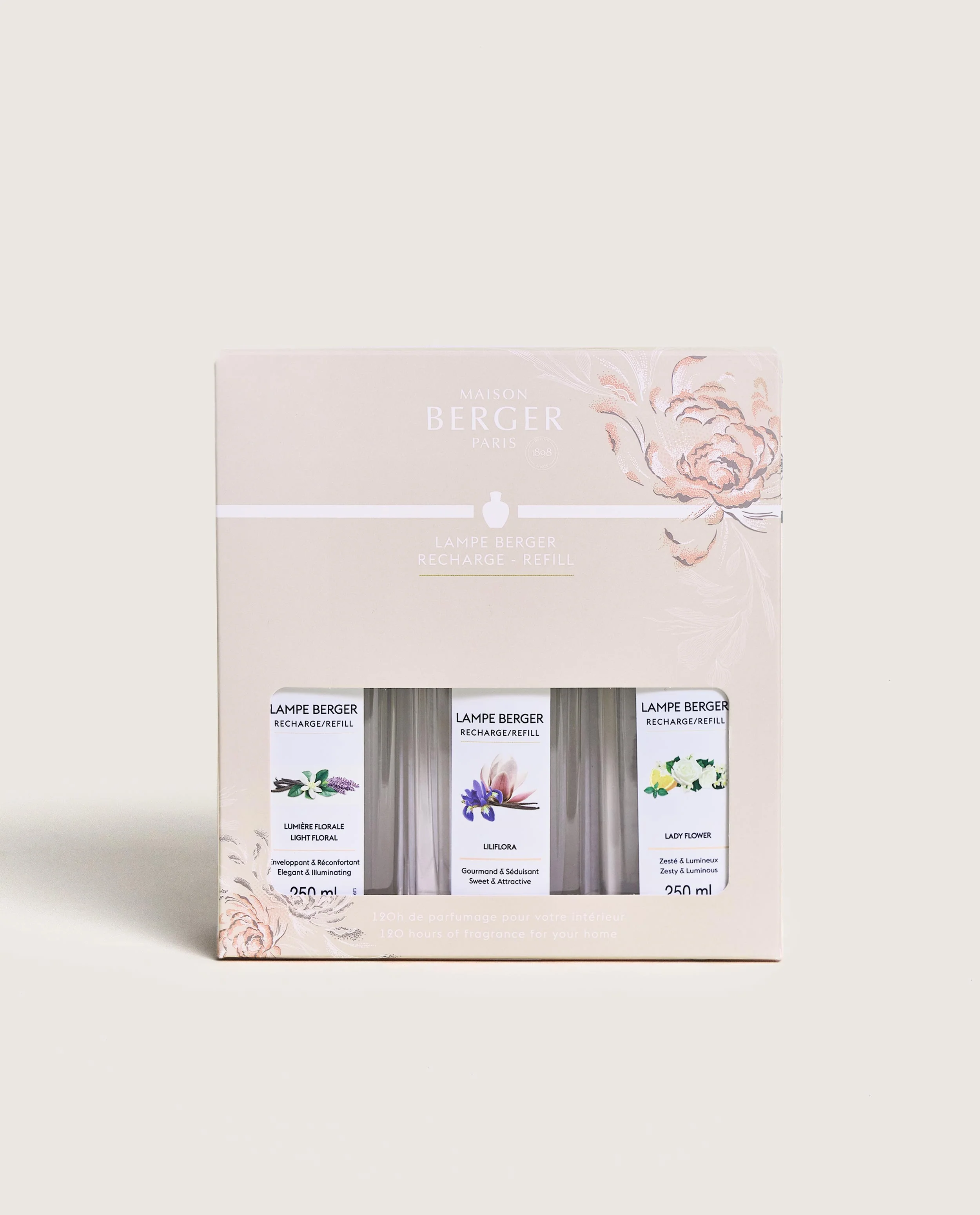 Coffret 3 recharges lampe Berger 250ml