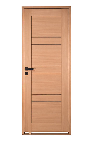 Bloc porte 1 Panneau CASSIOPEIA bois chêne européen 2040 x 830 Droite