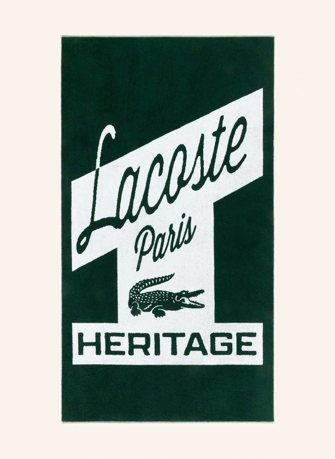 LACOSTE Strandtuch LRETRO
