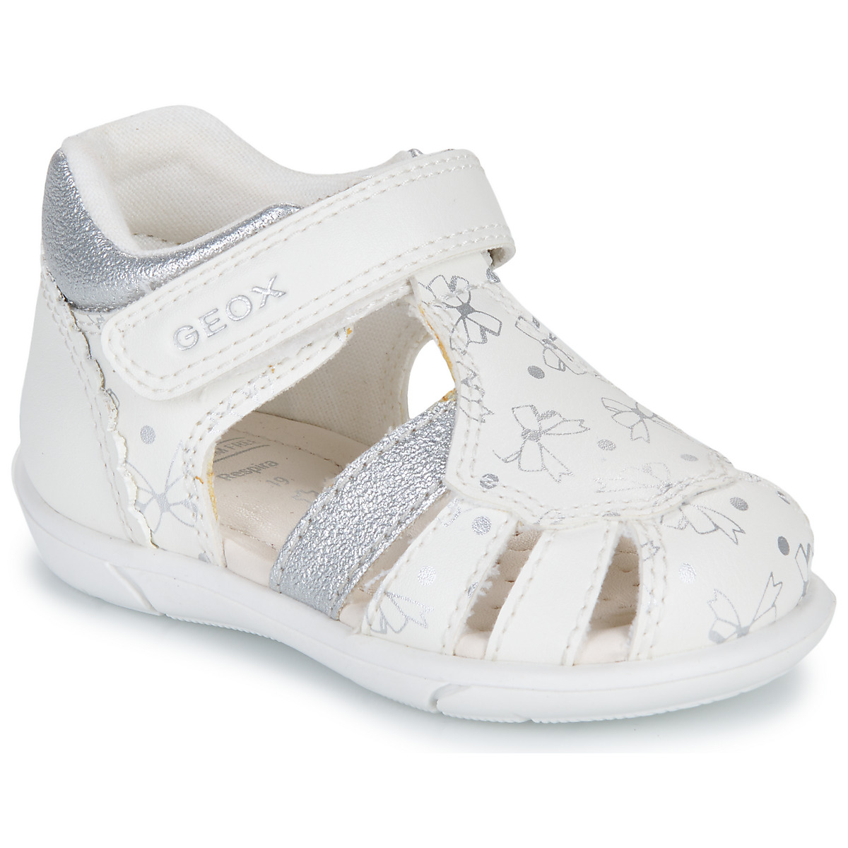 Geox - B SANDAL ZAPITO GIRL - White / Silver