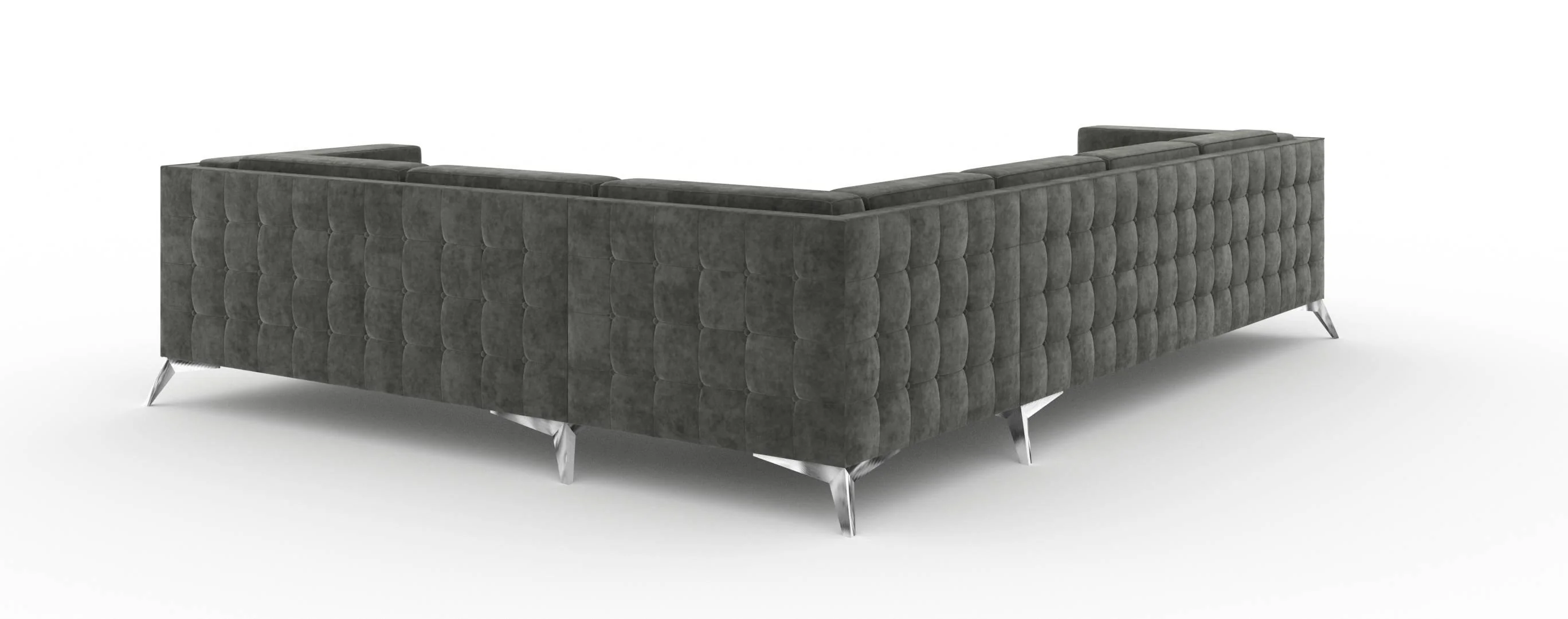 5-zitshoekbank Gusto rechts velvet