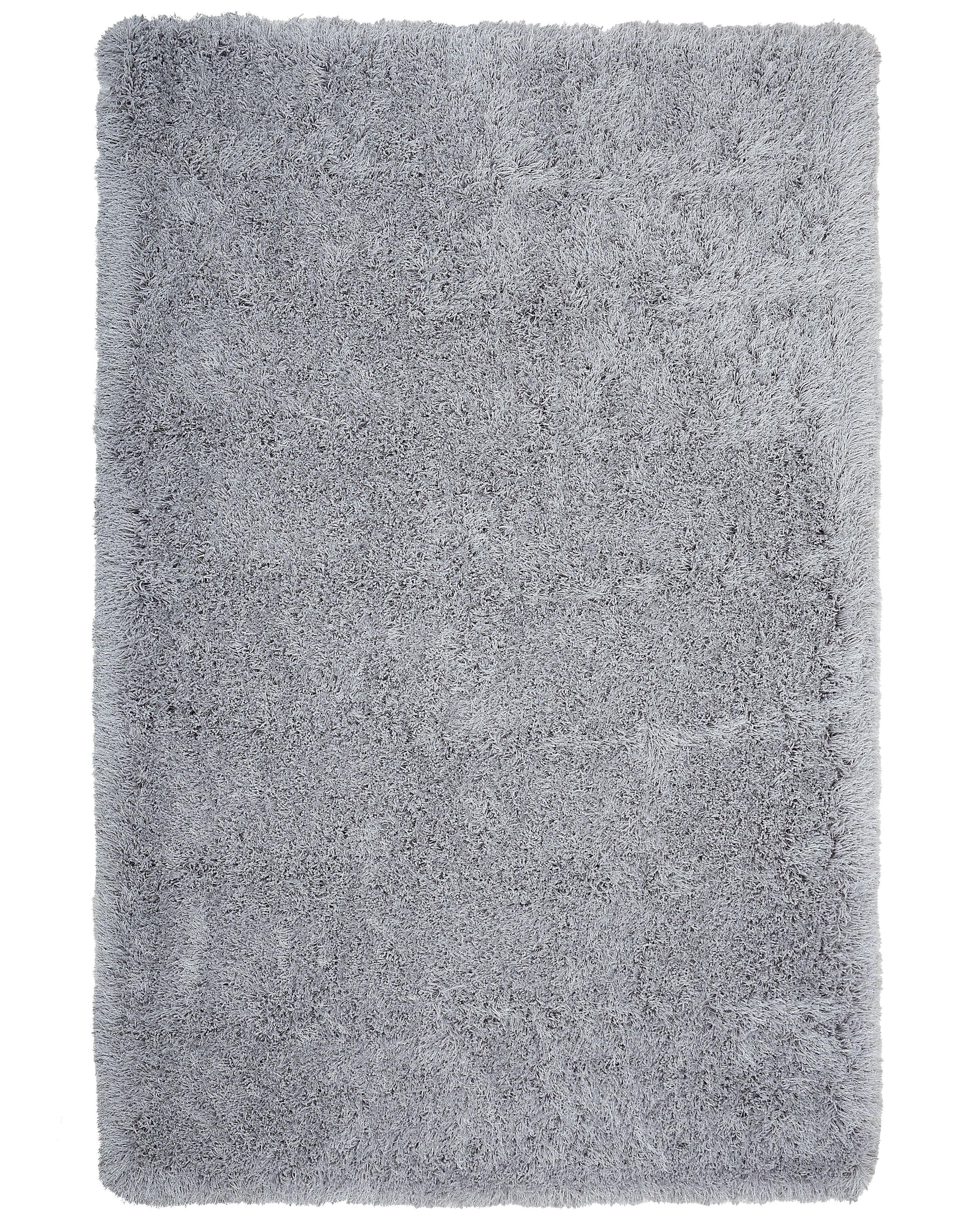 Shaggy Rug CIDE Light Grey 140 x 200 cm