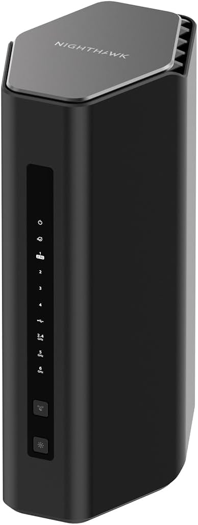 NETGEAR Nighthawk Tri-Band WiFi 7 Router (RS500) – Router Only  BE12000 Wireless Speed (up to 12 Gbps) - Covers up to 3 000 sq. ft.  120 Devices – 2.5 Gig Internet Port - Free Expert Help