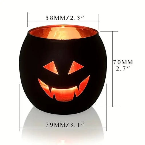 NNETM 6-Piece Table Centerpiece Set &ndash; Black & Gold Glass Candle Holders