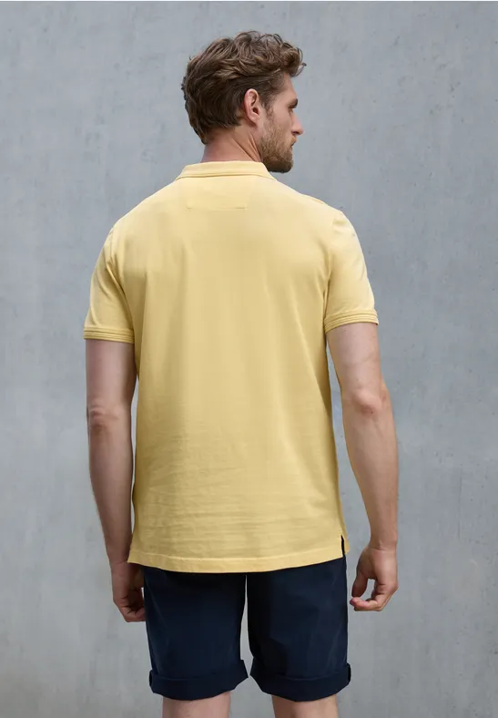 Garment dye Piqué Poloshirt