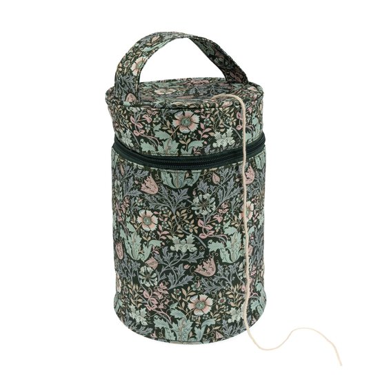 Floral Wood Block Yarn Holder