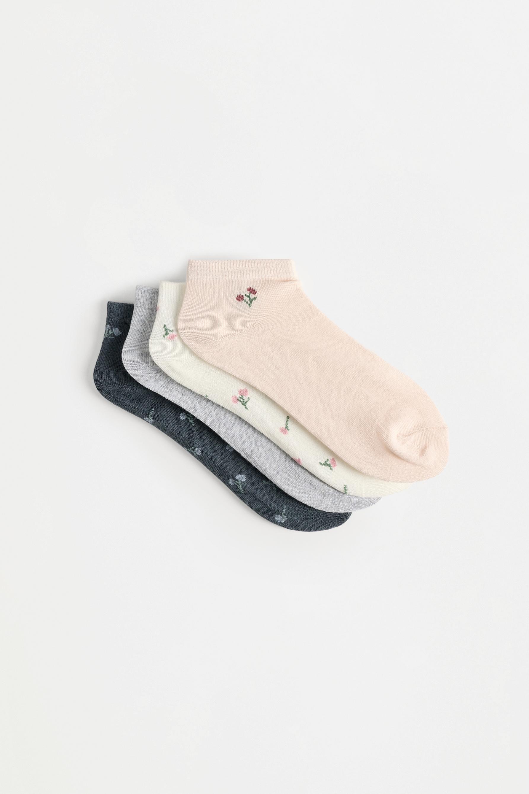 Calcetines tobilleros combinados (Pack 4)