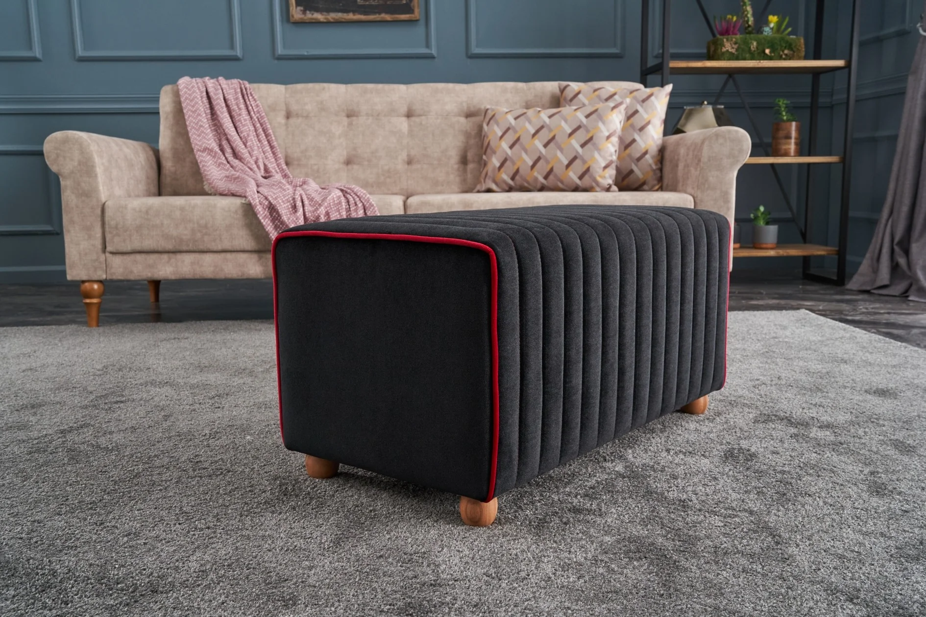 Hocker Mabel velvet