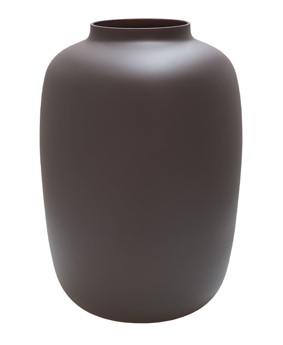 Vase The World - Artic M matte earth Ø25 x H35 cm