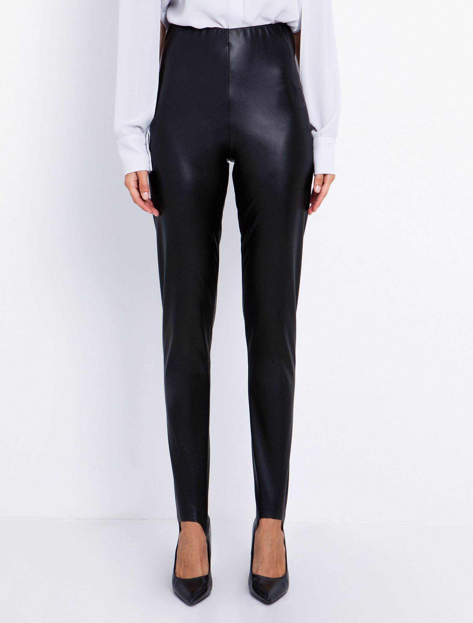 Δερματίνη κολάν με λάστιχο στο πέλμα