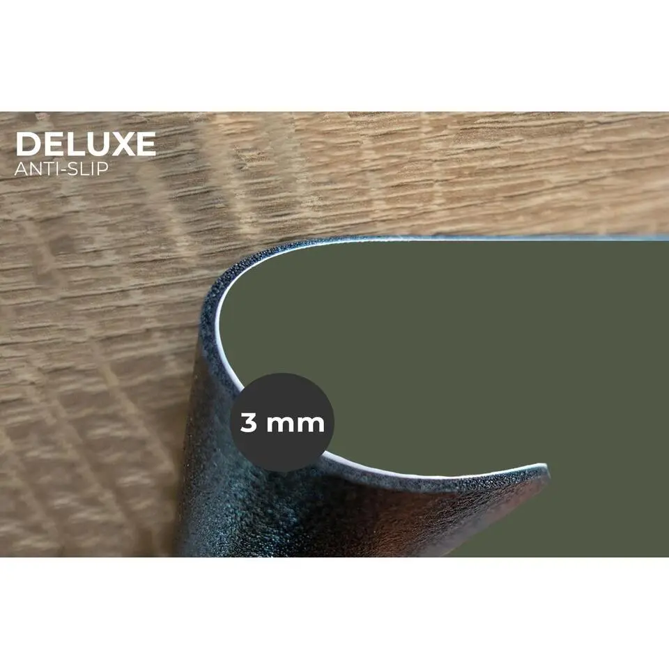 MuchoWow Placemat (6stuks) 45x30cm Groen Effen kleur Olijfgroen