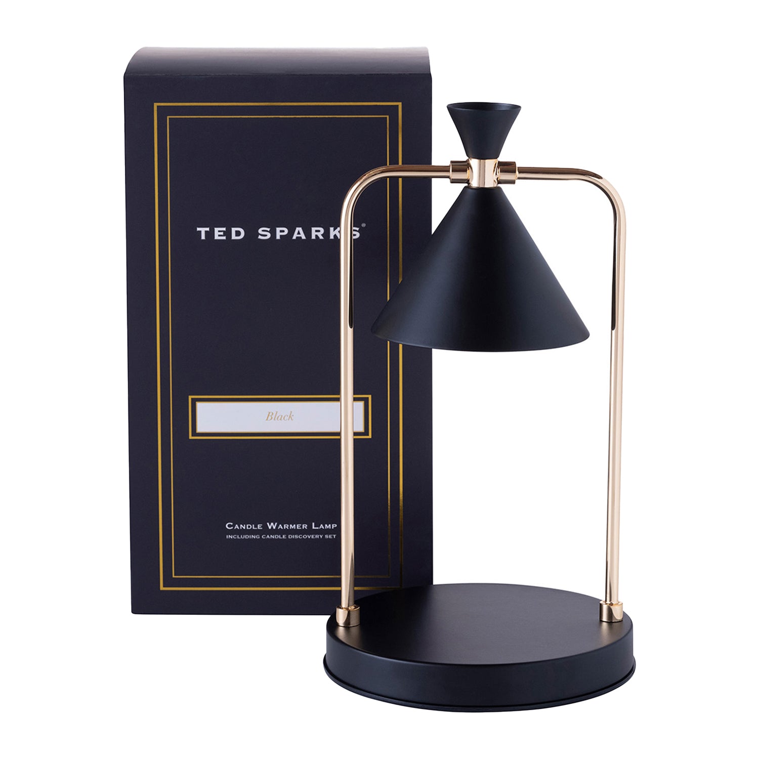 Ted Sparks Kaars Warmer Lamp - Zwart