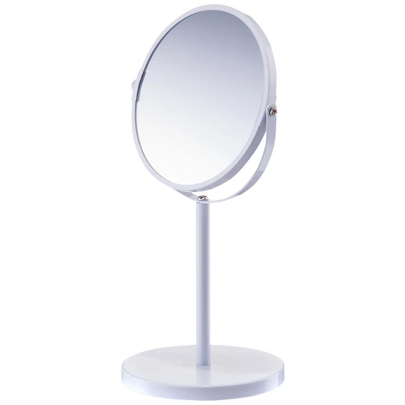 Kosmetikspiegel »1x/3x«, rund, Ø 17 cm, weiß