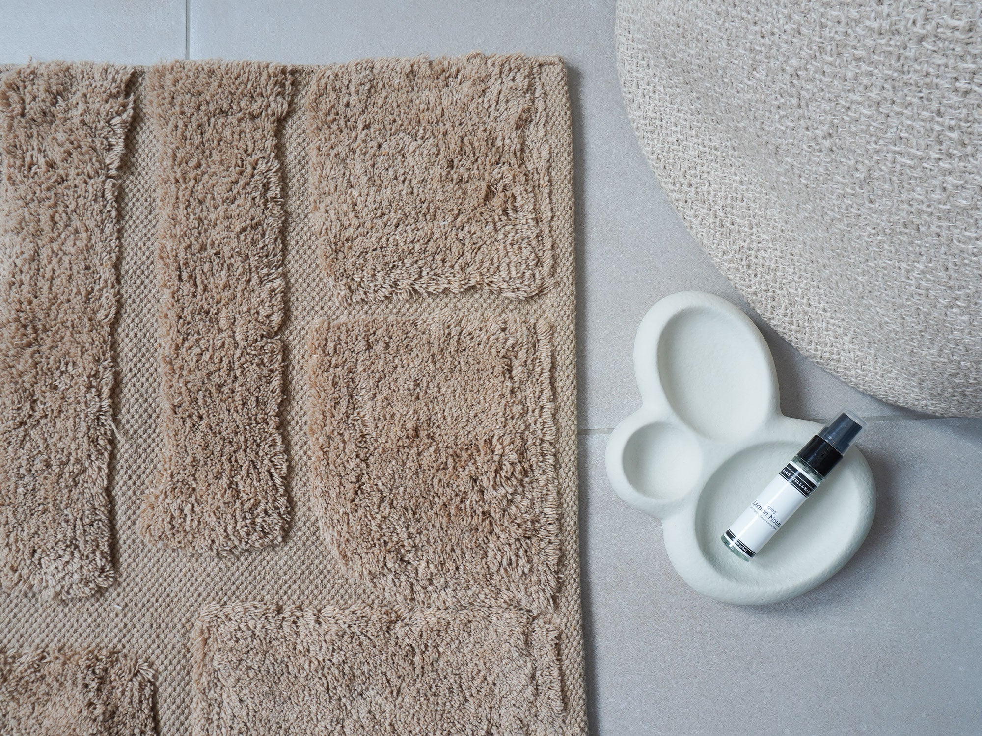 Veer Carpets - Badmat Bibi - Taupe 60 x 100 cm