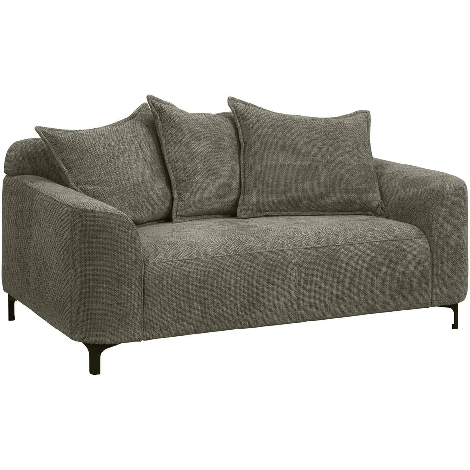 Bank Elsa 2-zits - stof Eden - mokka