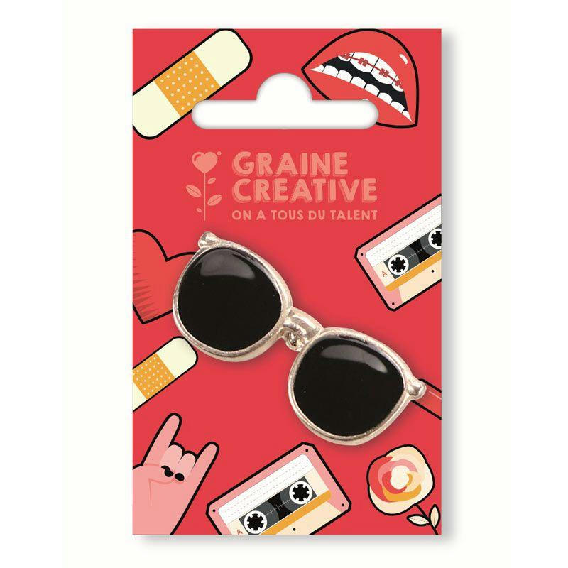 GLAM - Pin's en métal lunettes glam