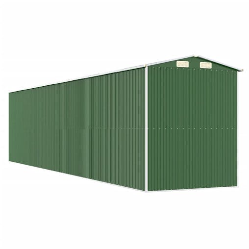 NNEVL Garden Shed Green 192x855x223 cm Galvanised Steel
