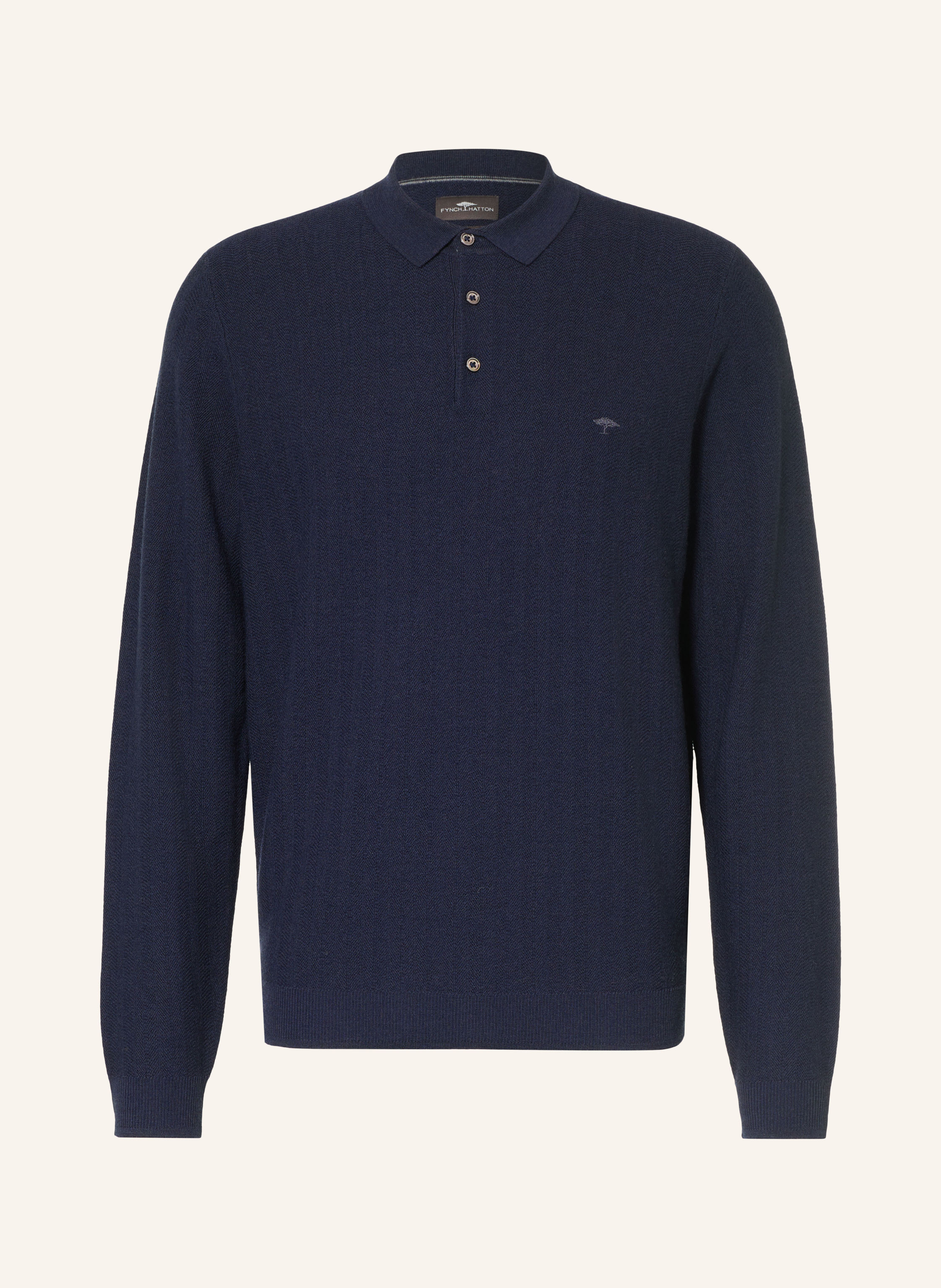 FYNCH-HATTON Strick-Poloshirt