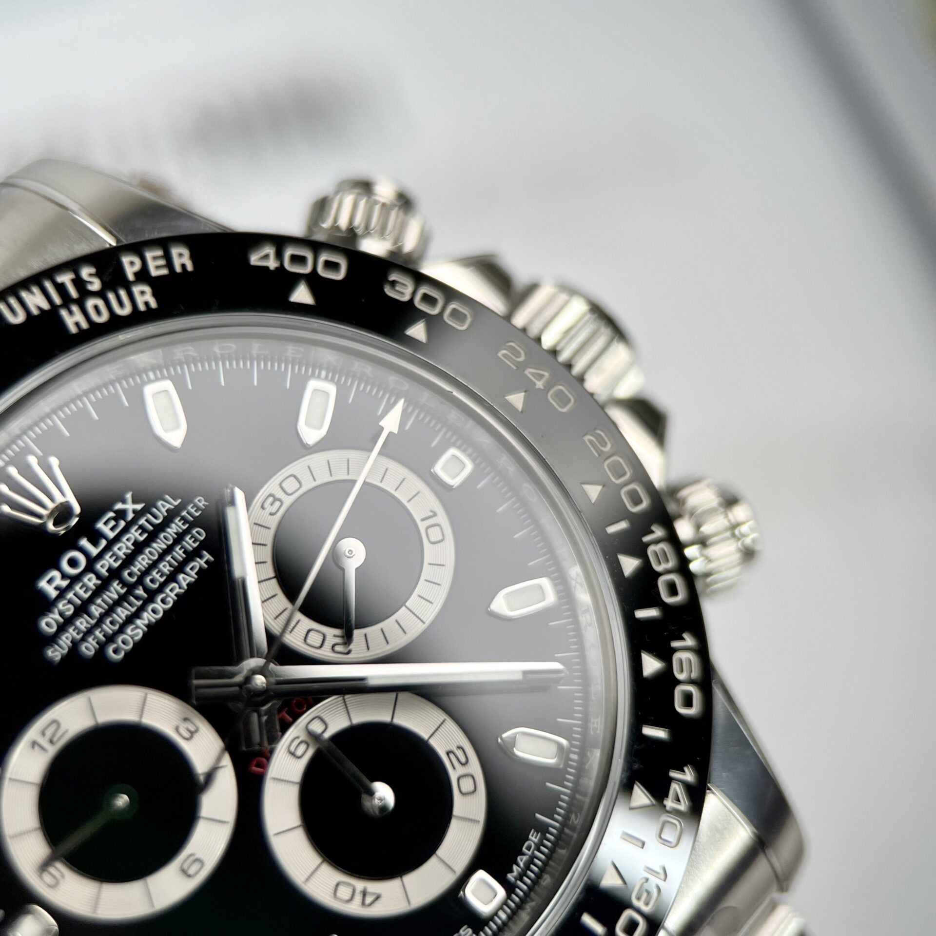 Rolex Daytona 116500LN Godzilla 904L Steel Black Dial 40mm Oyster Super Clone