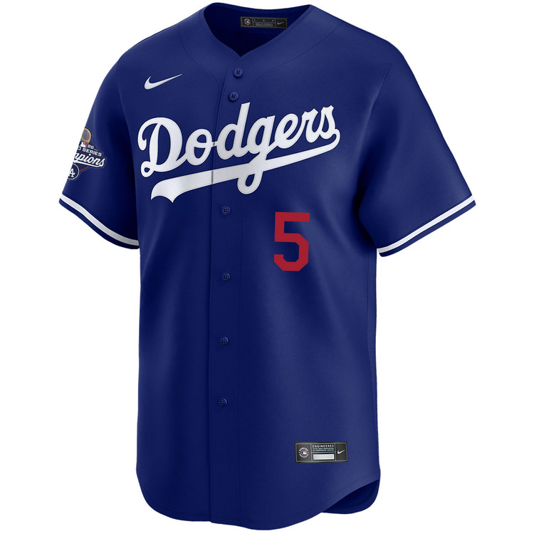 Freddie Freeman Los Angeles Dodgers Nike Youth 2025 World Series Champions Limited Jersey - Royal