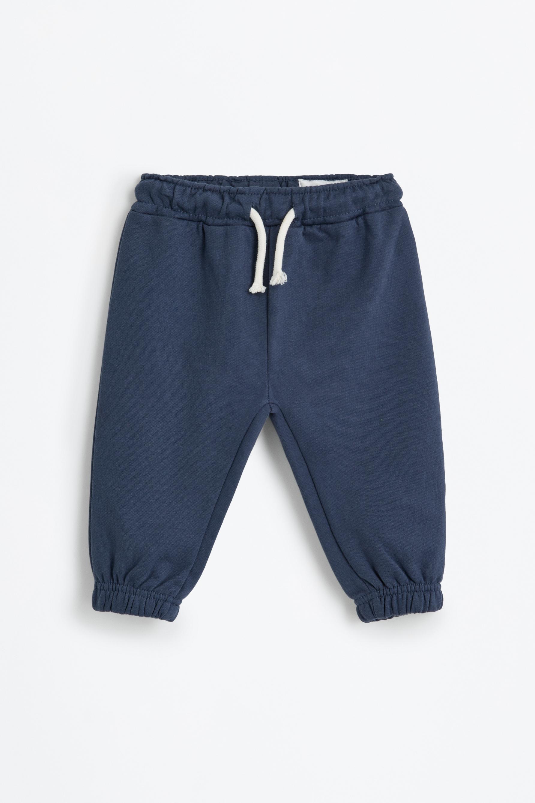 Pack 2 pantalones felpa lisos
