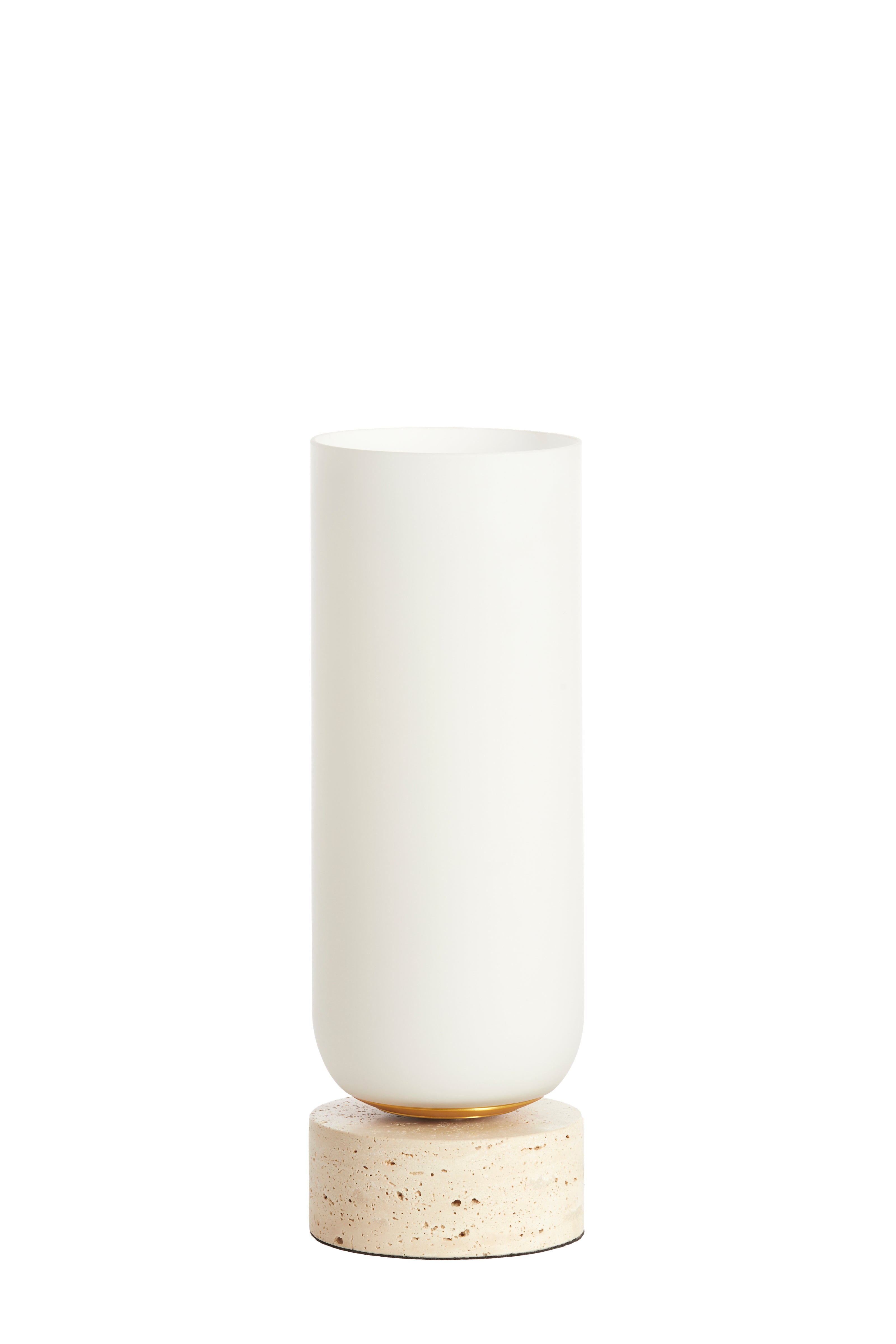 Light & Living tafellamp RYLANO - wit - Ø12x35cm