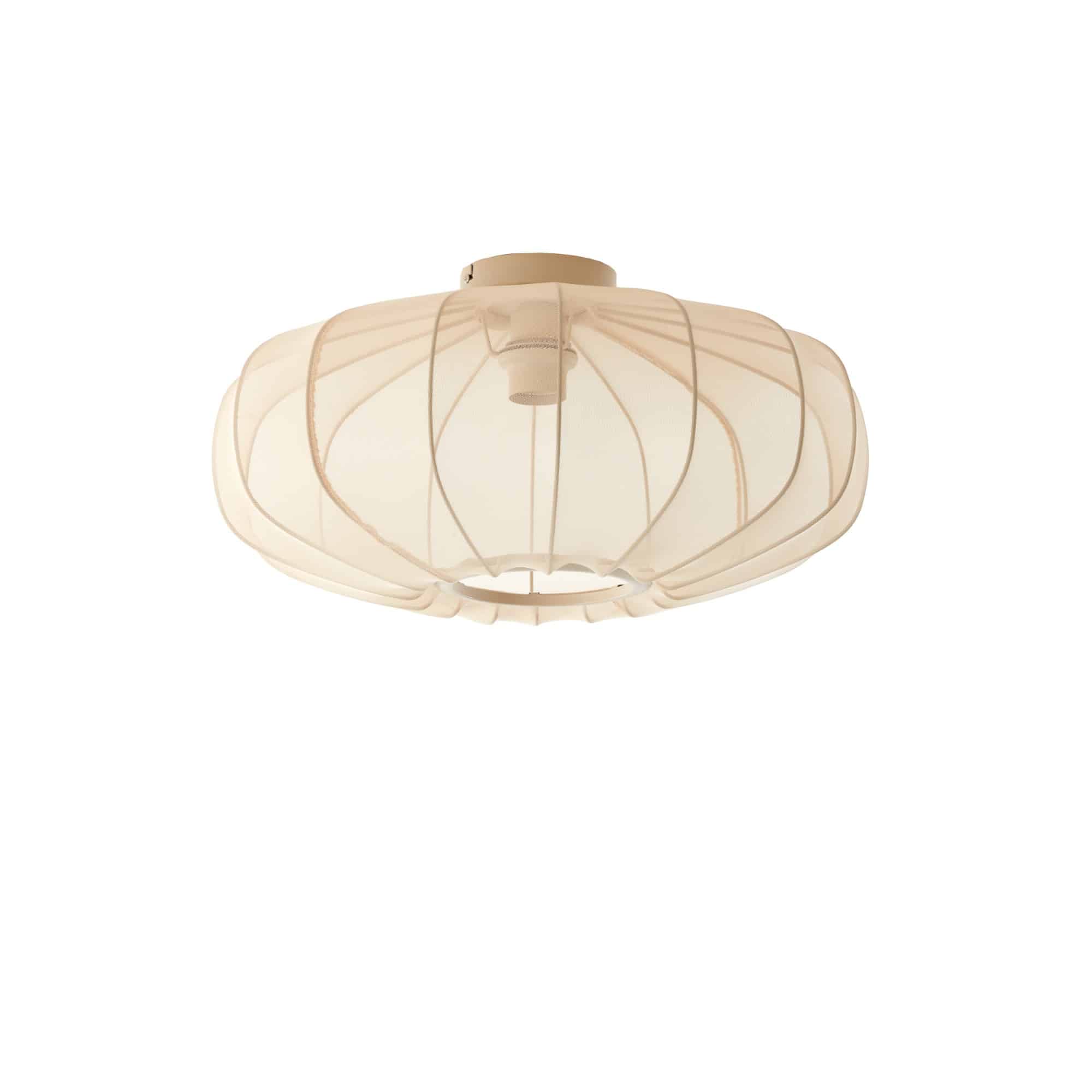 Light & Living plafonnière Plumalia - bruin - Ø50cm