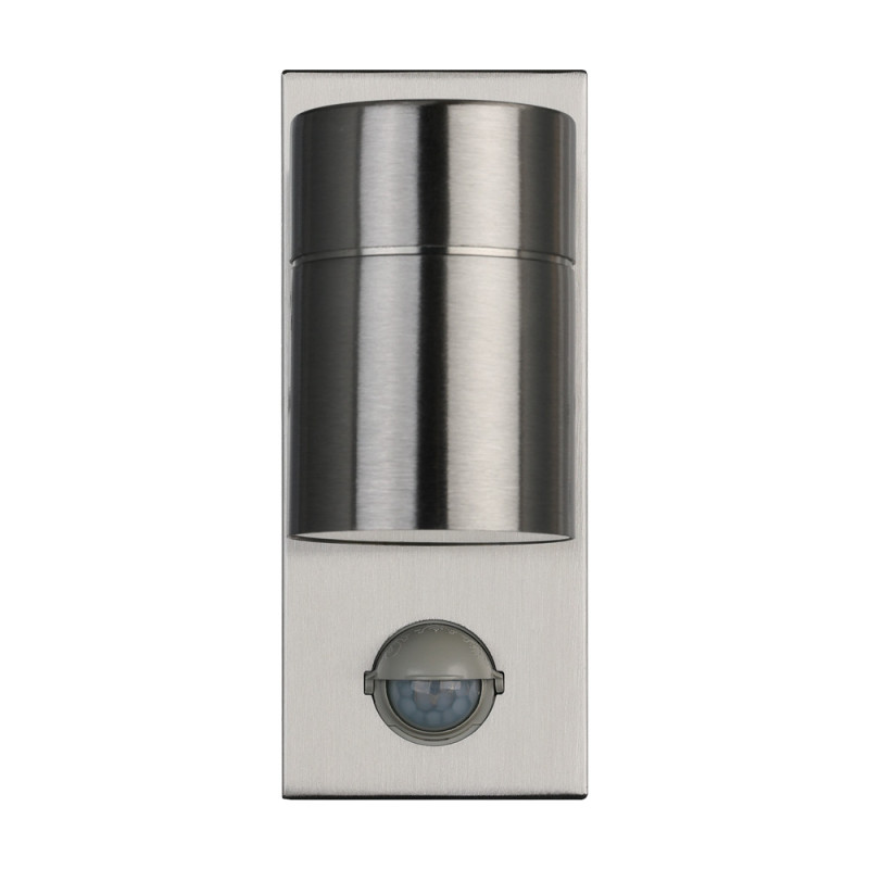 Applique extérieure LED Riga 5 en acier inoxydable avec détecteur de mouvement GU10 2,8 W EGLO