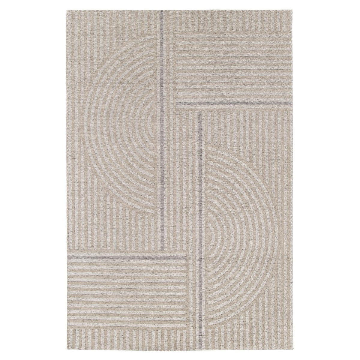 AFK Living vloerkleed Basile - voor binnen en buiten - beige - 160 x 230 cm
