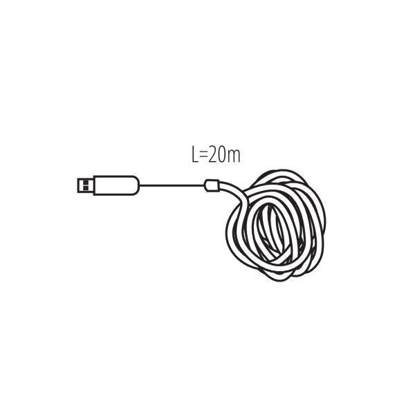 Taśma LED LightLogic LL CIJA LED 20m RGB 66101 aplikacja pilot USB sceny