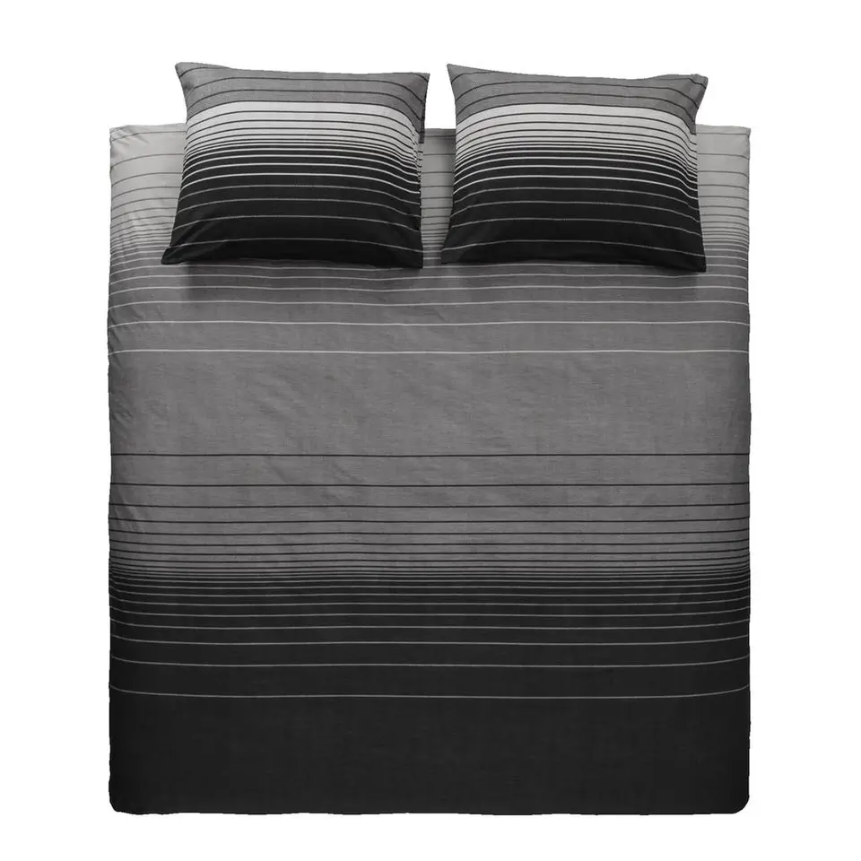 Dekbedovertrek Stockholm - antraciet - 240x200/220 cm